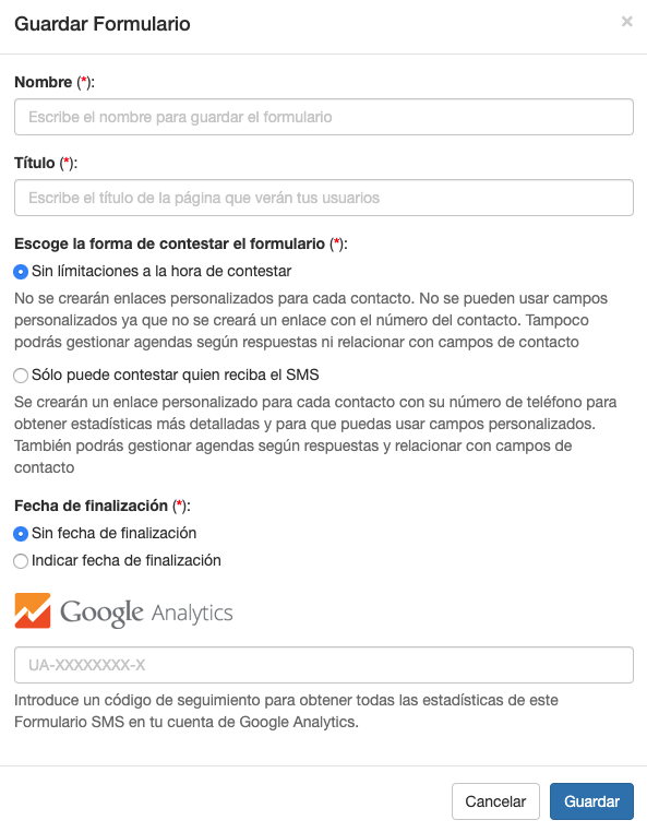 Recuerda poner el código de Google Analytics en tus Formularios - Mensagia