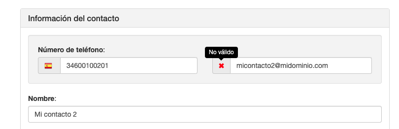 Comprobar estados en el listado de contactos - Mensagia